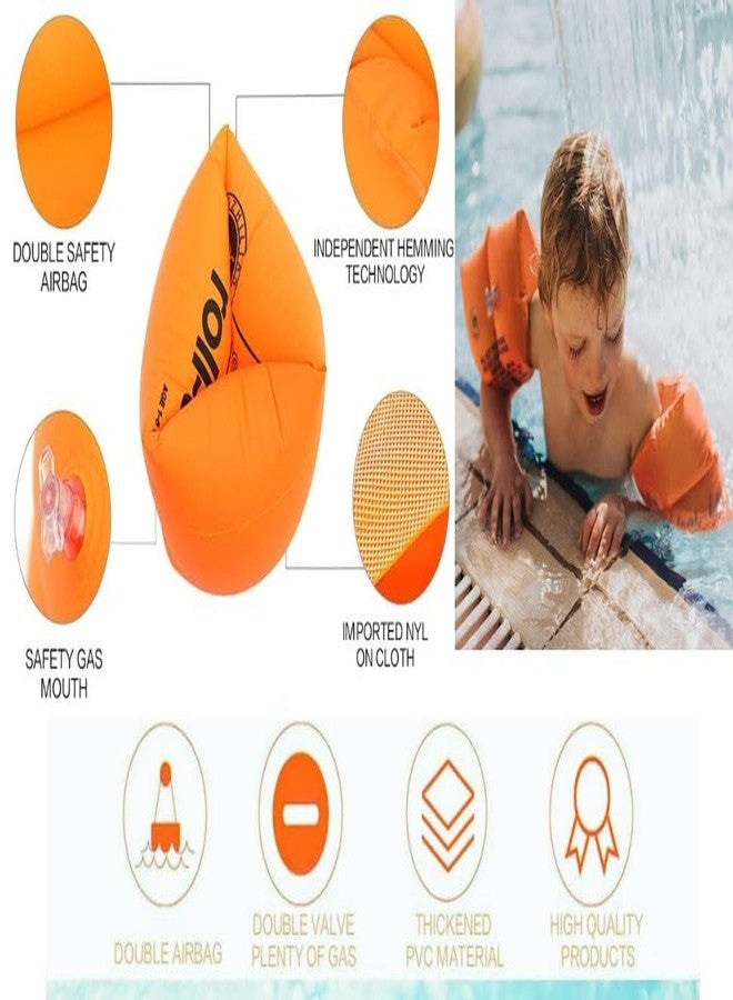 amon crafts Amon Craft Inflatable Arm Float Sleeves for Swimming | Safe PVC Floaties for Kids & Adults | Pool & Beach Use - Image 3