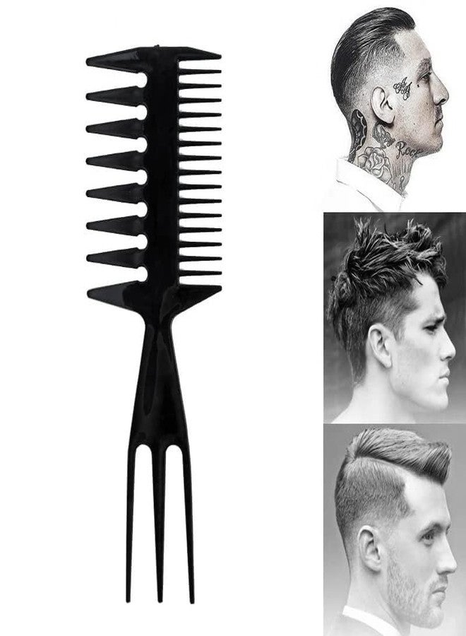 FICTIOUS Hair Stylist Professional Styling Comb Set, Great for All Hair Types & Styles Comb set kit Multifunction Anti-Static Barbers Brush Comb for Women & Men Perfect for Home and Salon Use (Pack of 10pc) - Image 3
