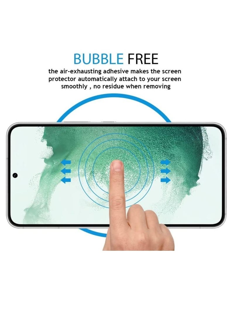 DUSALA Samsung Galaxy S22 Plus 5G Screen Protector Tempered Glass 3D Curved Edge High Definition Anti Scratch 9H Hardness Bubble Free Case Friendly Screen Protector for Samsung Galaxy S22 Plus 5G - Image 3