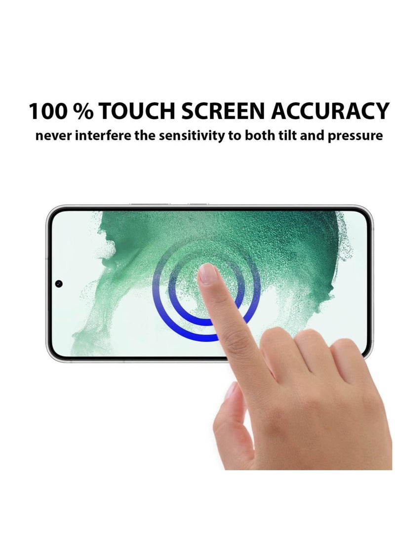 DUSALA Samsung Galaxy S22 Plus 5G Screen Protector Tempered Glass 3D Curved Edge High Definition Anti Scratch 9H Hardness Bubble Free Case Friendly Screen Protector for Samsung Galaxy S22 Plus 5G - Image 5