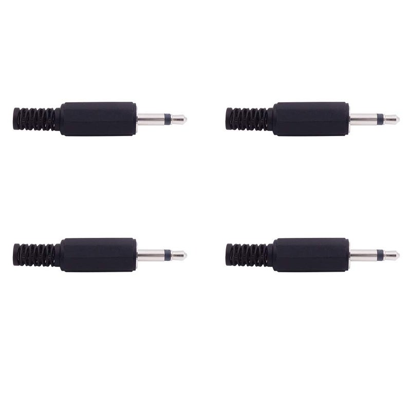 Fancasee 4-Pack 3.5mm 1/8 Inch Replacement Repair Plug Jack TS Mono Male Plug 3.5mm Solder Type DIY Audio Cable Connector Adapter for Audio Cable Repair - Image 3