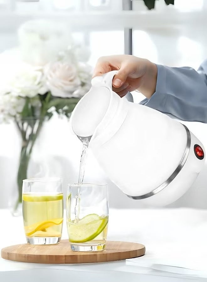 Foldable kettle, Portable Foldable Electric Kettle for Travel Food Grade Silicone Electric Water Heater Collapses with Separable Power Cord Ideal for Hiking Camping and indoor - Image 3