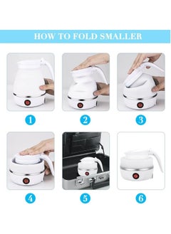 Foldable kettle, Portable Foldable Electric Kettle for Travel Food Grade Silicone Electric Water Heater Collapses with Separable Power Cord Ideal for Hiking Camping and indoor - pzsku/ZE0D0BC7DD7D2C03FC030Z/45/_/1739023578/f080f294-0b8e-4716-bb76-ea0aef40fa7b