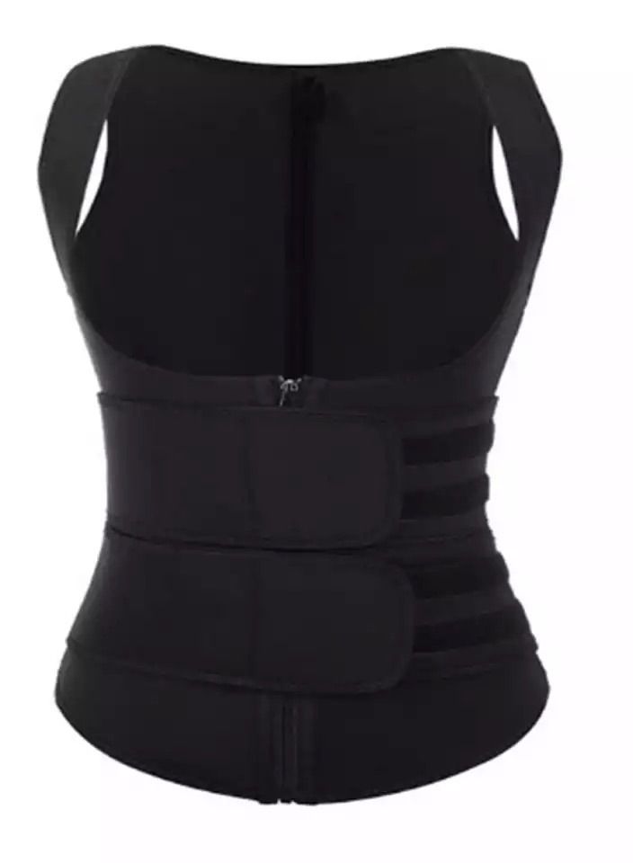 Generic Double Girdle, Abdominal Trainer, Firm Shapewear Body Shaping, Sports Waist Cincher, Abdominal Shapewear - Black (L)  - Image 2
