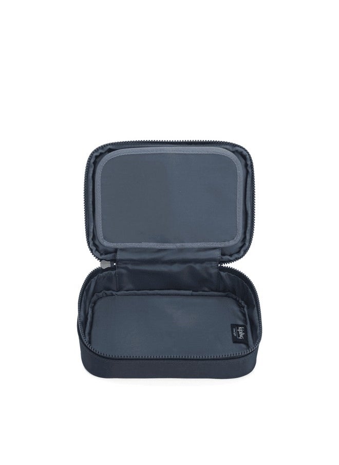 kipling 100 Pens True Blue Tonal Large Pencase  - Image 3
