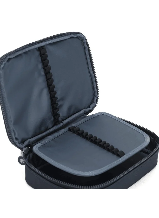 kipling 100 Pens True Blue Tonal Large Pencase