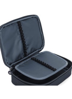 kipling 100 Pens True Blue Tonal Large Pencase  - Image 5