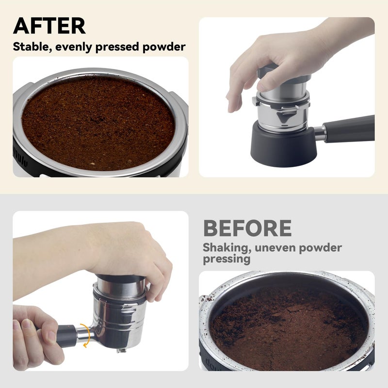 brikinte Portafilter Holder Compatible With Ninja Luxe Cafe, Espresso Tamping Station for Ninja ES601 & ES701 Espresso Machine - Image 5