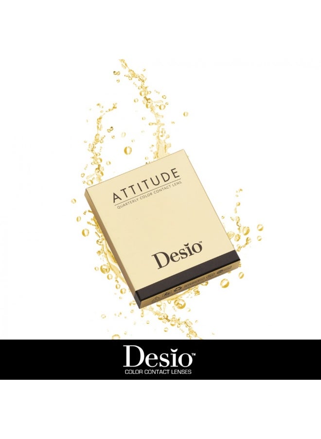 Desio Attitude Colored Contact Lenses - Romantic Blue  - Image 4