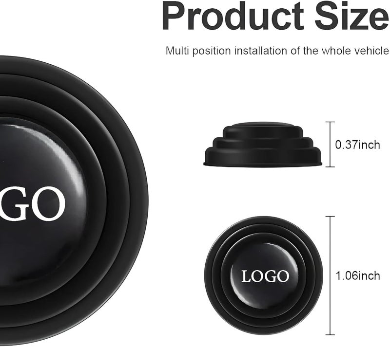 BRAINLE Rubber Shock Absorber for Car Door Protection Guard Accessories and Gadgets, Durable Pads and Protectors for Slavia, Kushaq, Kodiaq, Superb, Rapid, Octavia, Fabia, Laura, Enyaq, Yeti, Karoq - Image 2