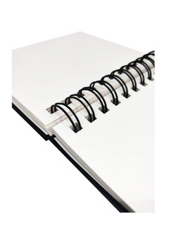 BRUSTRO Artists Wiro Bound Sketch Book| Spiral | A5 Size, 116 Pages, 160 GSM| Ideal for Professional Drawing, Sketching, Mandala Art, Students,Professionals, School, Beginners.  - Image 3