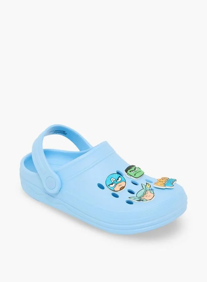 Marvel Boys Jibbitz Accent Backstrap School Clogs