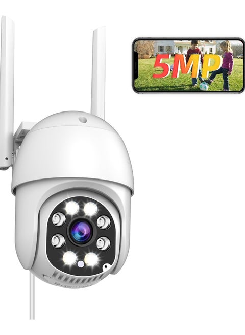 Jooan JOOAN 3K 5MP Security Cameras Wireless Outdoor, 360° PTZ