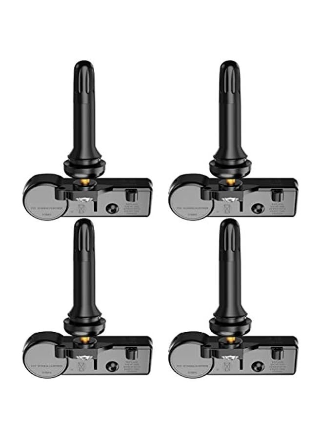 حساس ضغط الإطار 315 ميغاهيرتز نظام مراقبة ضغط الإطارات (TPMS) مناسب لسيارات بويك وشيفروليه وجي إم سي وبونتياك والمزيد. يستبدل الأرقام: 13598771، 13598772، 13586335 مجموعة من 4. - Image 1