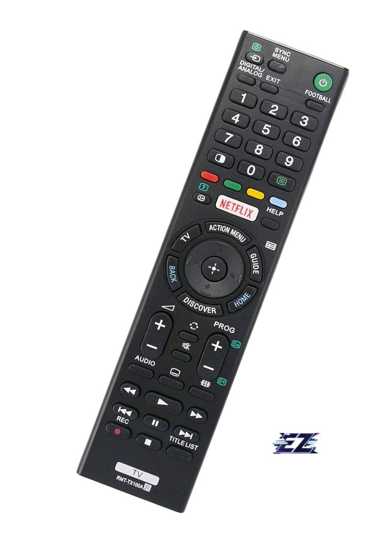 ELTRAZONE "New Remote Control RMT-TX100A Suitable for Sony Bravia TV KD-65X8500C, KD-75X8500C, KD-55X8500C, KD-49X8500C, KD-49X8300C, KD-43X8500C, KD-43X8300C, KD-65X9300C, KD-75X9400C, KD-55X9300C, KD-65X9000C – Includes Battery" - Image 2