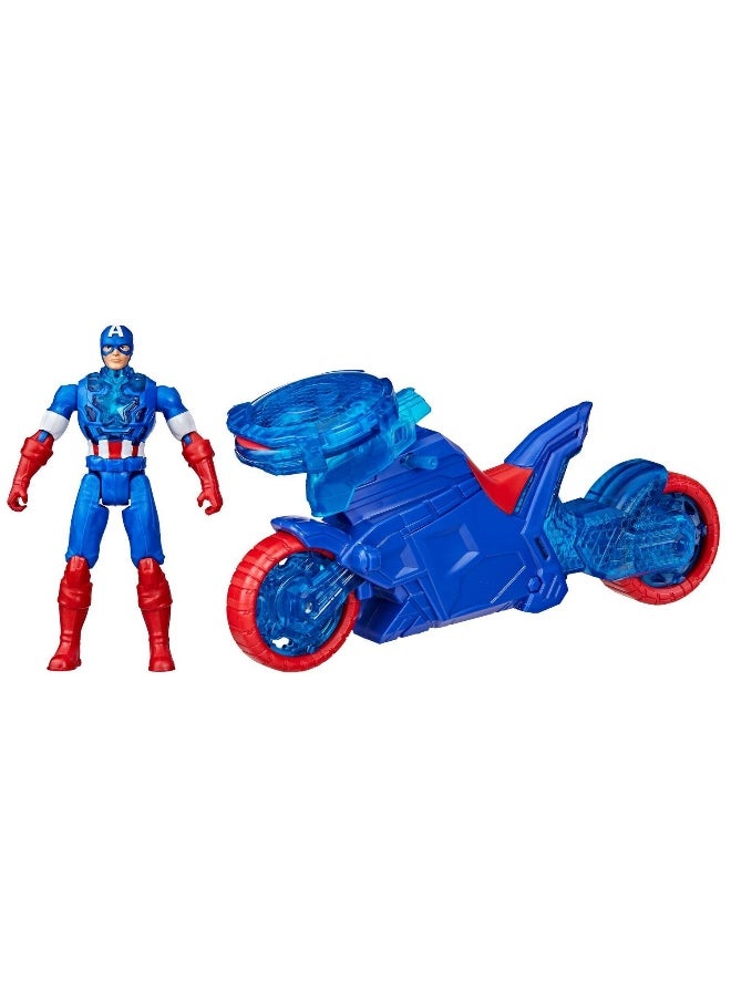 MARVEL Marvel Avengers Captain America Shield-Shot Cycle & Figure Set (10 cm)  - Image 3