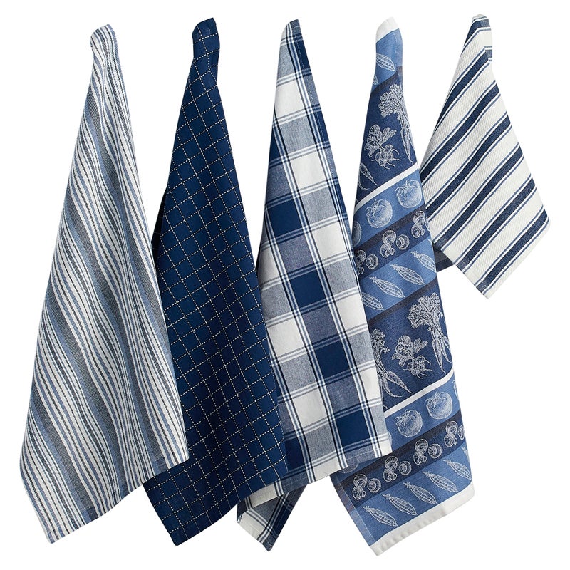 Design Imports DII Marine Blue Kitchen(Set of 5) - Image 1