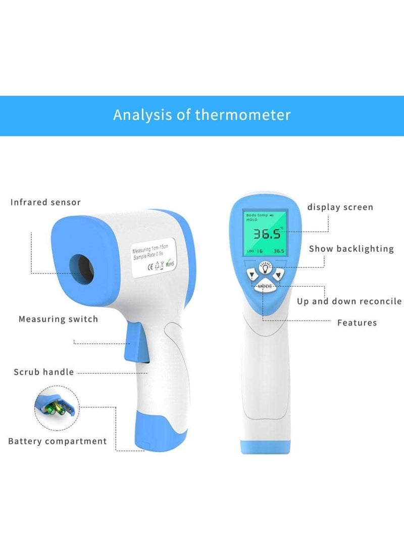 LCD Digital Non-Contact Infrared Forehead Thermometer – Fast and Accurate Temperature Measurement - Image 2