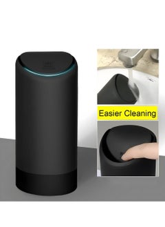 Generic Car Trash Can with Lid, Mini Silicone Auto Garbage Container, Waterproof Leakproof Portable Vehicle Trash Dustbin, Mini Garbage Bin for Automotive Car, Home, Office, Kitchen, Bedroom  - Image 5