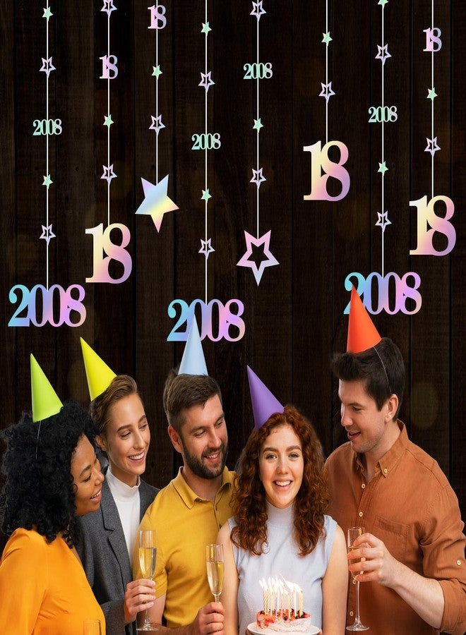 زينة عيد ميلاد يوكوتور المتلألئة للبنات والأولاد، لافتة معلقة لامعة بتصميم عتيق من عام 2008، هدية مثالية لعيد الميلاد الثامن عشر. - Image 5