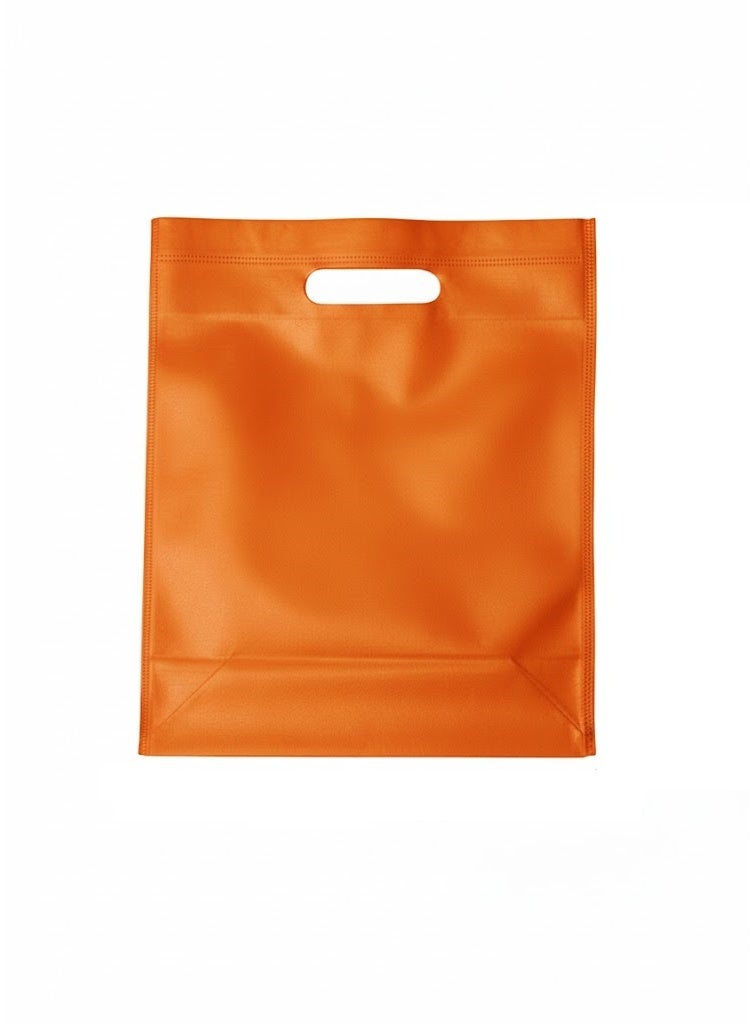 حقائب هدايا قماشية، ٢٥ قطعة، برتقالية اللون، ٢٥ × ٣٠ سم - Image 1