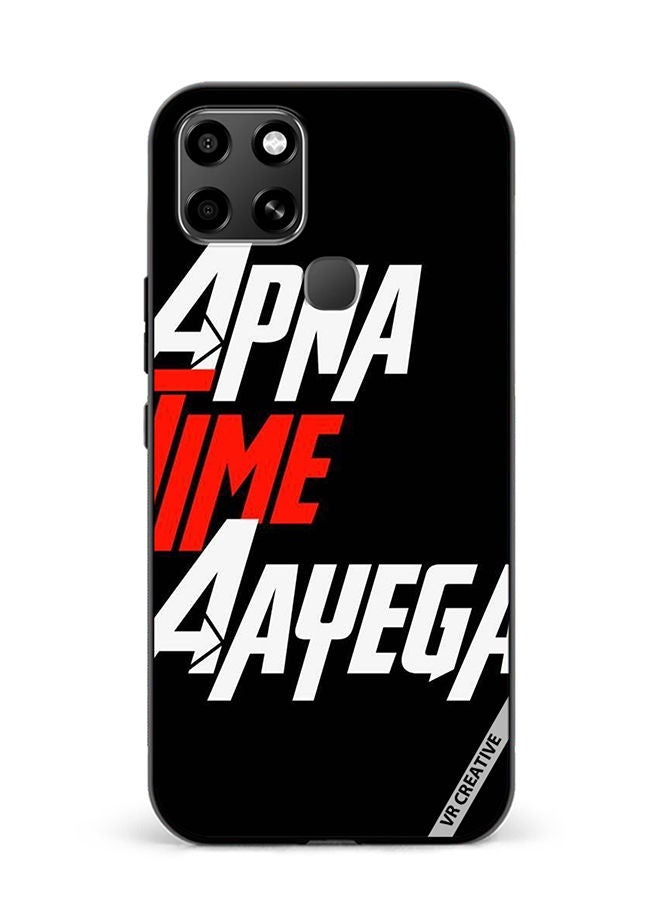 VR CREATIVE Protective Case Cover For Infinix Smart 6 Apna Time Ayega Design Multicolour - Image 1