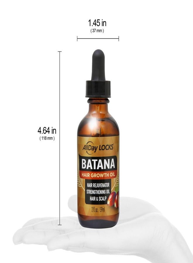 AllDay Locks Batana Hair Growth Oil | Healthy, Thicker, Stronger, Shinier Hair | 100% Honduras Batana Oil | Nourishes Damaged, Dry, Brittle Hair | Eliminates Split Ends & Breakage | Made in USA | 2 Oz - Image 4