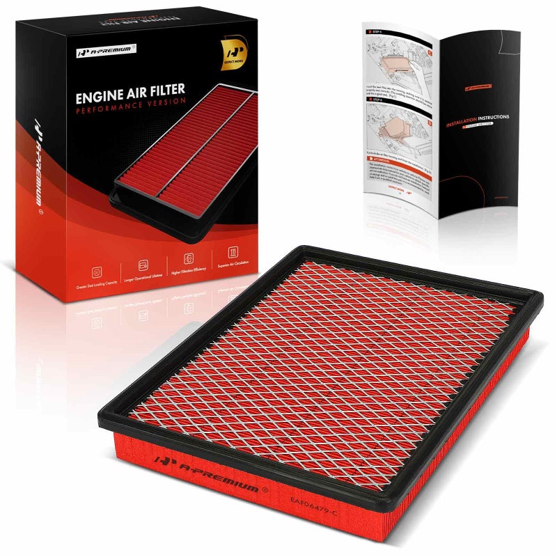 APremium Preoiled Engine Air Filter Compatible with Chevrolet Impala Caprice Buick LaCrosse Regal Cadillac Commercial Chassis Oldsmobile Intrigue Pontiac Bonneville