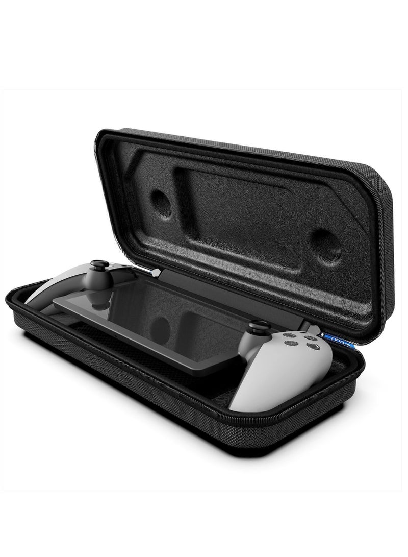 Carrying Case for Playstation Portal Hard Shell Portable Travel Storage Handbag for PS5 Portal Full Protection Handheld Case Accessories for Playstation Portal Remote Player - Black  - Image 3