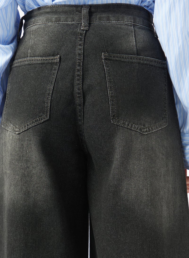 جينجر جينز مستقيم بخصر مرتفع - Image 5