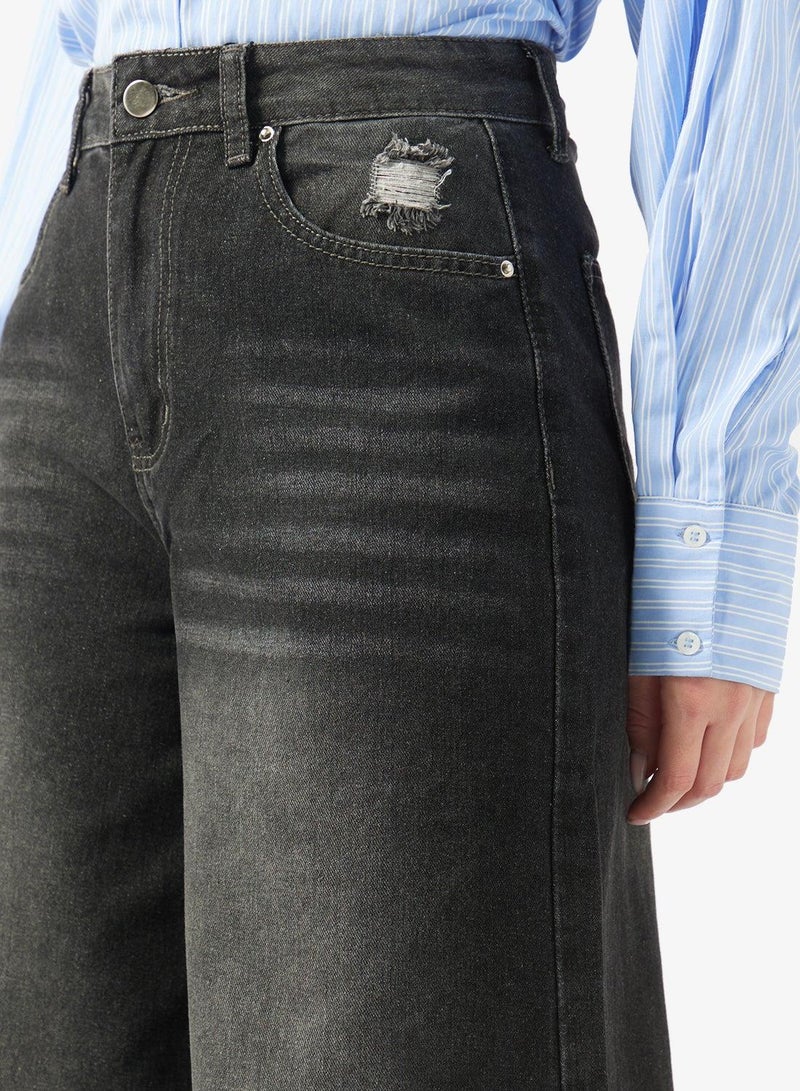 Ginger High Rise Straight Fit Jeans - Image 5