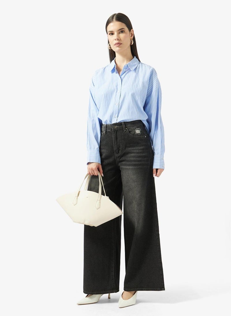 Ginger High Rise Straight Fit Jeans - Image 3