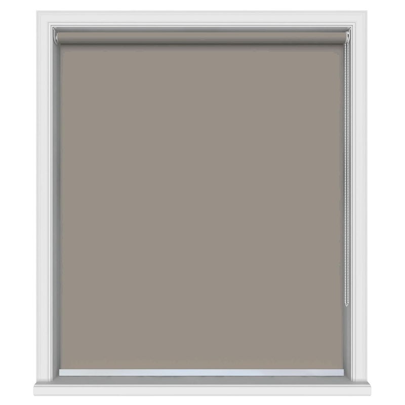 Colornest 100 Blackout Roller Blinds for Windows 64 Inch W X 36 Inch L RollUp Shades Sun UV Protection for Home Office Fossil Heavy Duty in 38 MM Pole - Image 2
