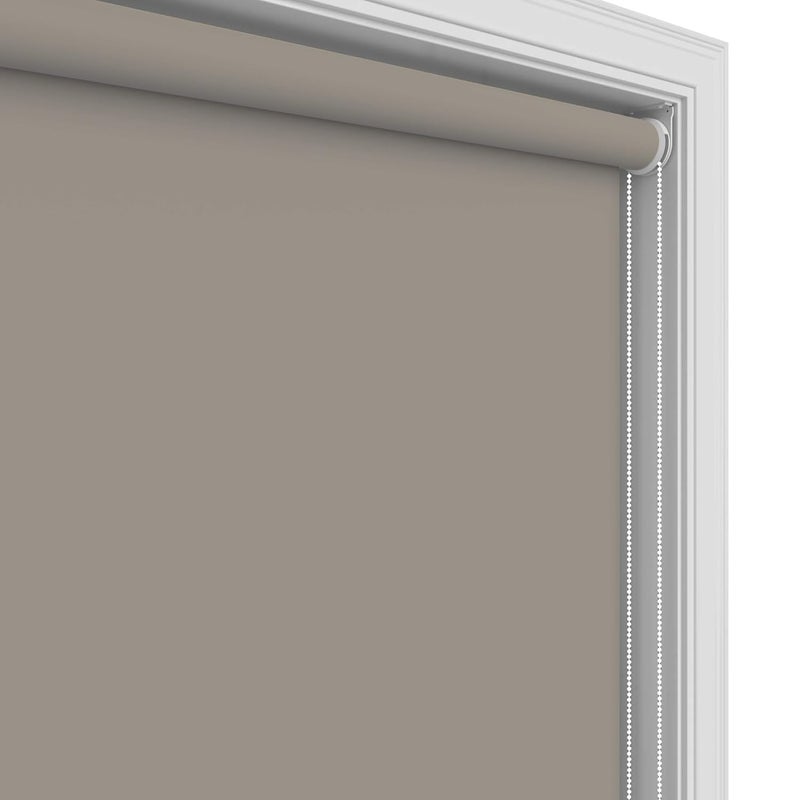 Colornest 100 Blackout Roller Blinds for Windows 64 Inch W X 36 Inch L RollUp Shades Sun UV Protection for Home Office Fossil Heavy Duty in 38 MM Pole - Image 3