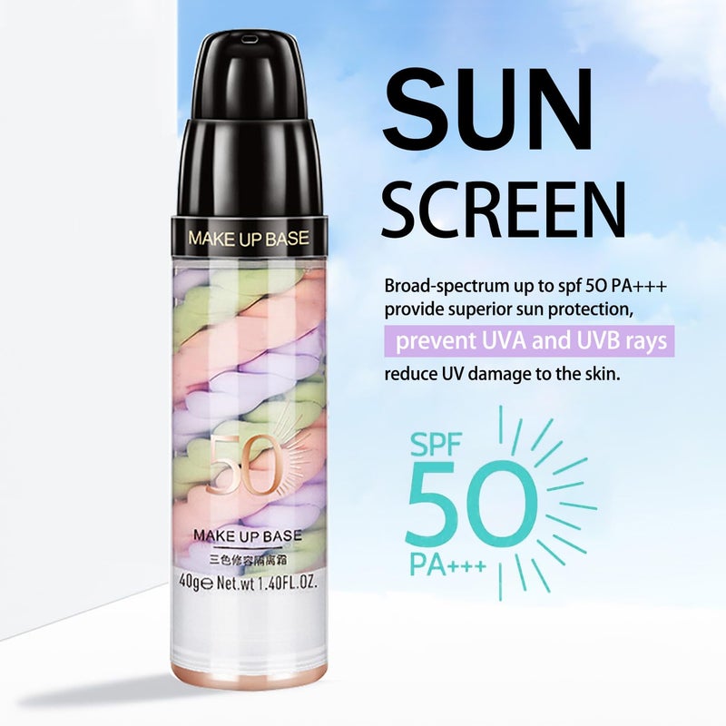 Skynest سكينست 2 قطع برايمر المسام، سيروم تصحيح اللون للوجه، قاعدة مكياج الوجه، كريم عزل، مسام غير مرئية، تحكم في الزيت، جوهر مرطب مضيء، خافي عيوب أساس - Image 3