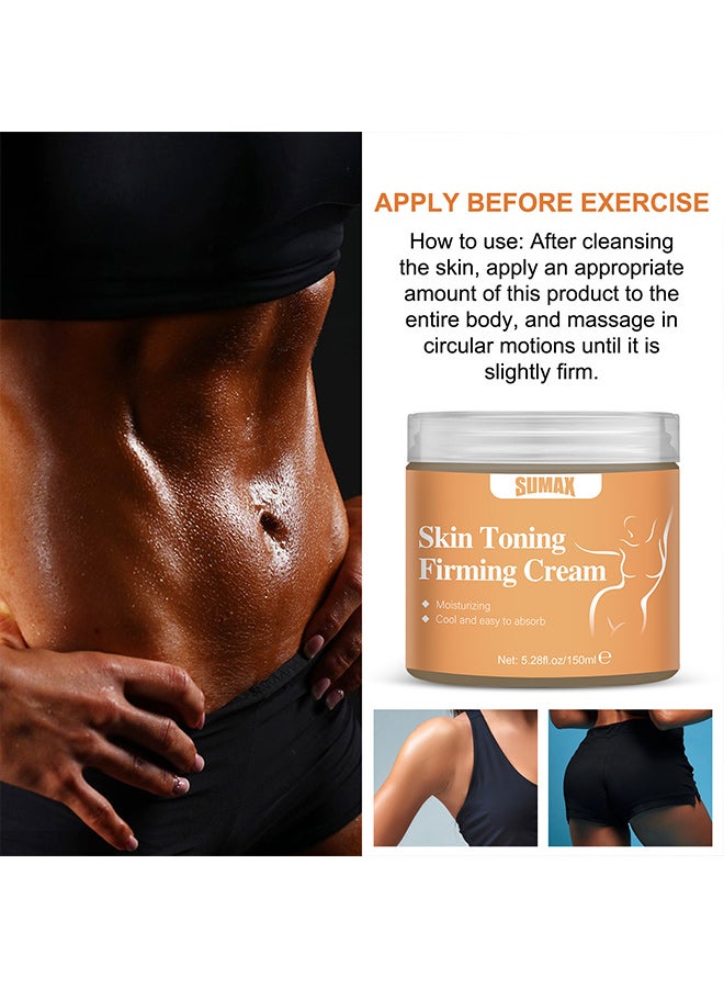 سوماكس كريم حراري مضاد للسيلوليت، كريم لشد البطن، كريم لحرق دهون البطن للسرة والذراعين والساقين، جل تدليك مرطب لشد البشرة وعلاج السيلوليت، يهدئ، يسترخي، يشد وينحف. - Image 4