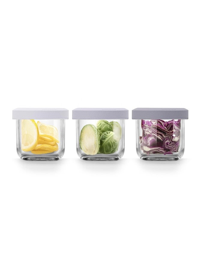 Comotomo 'Smart Vent' Food Container, Gray, Set of 3 - Image 1