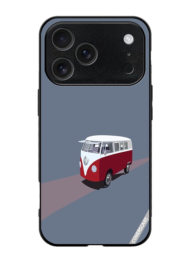 COVERSCART Protective Case Cover For Apple iPhone 17 Pro Max Miniature Bus Design Multicolour