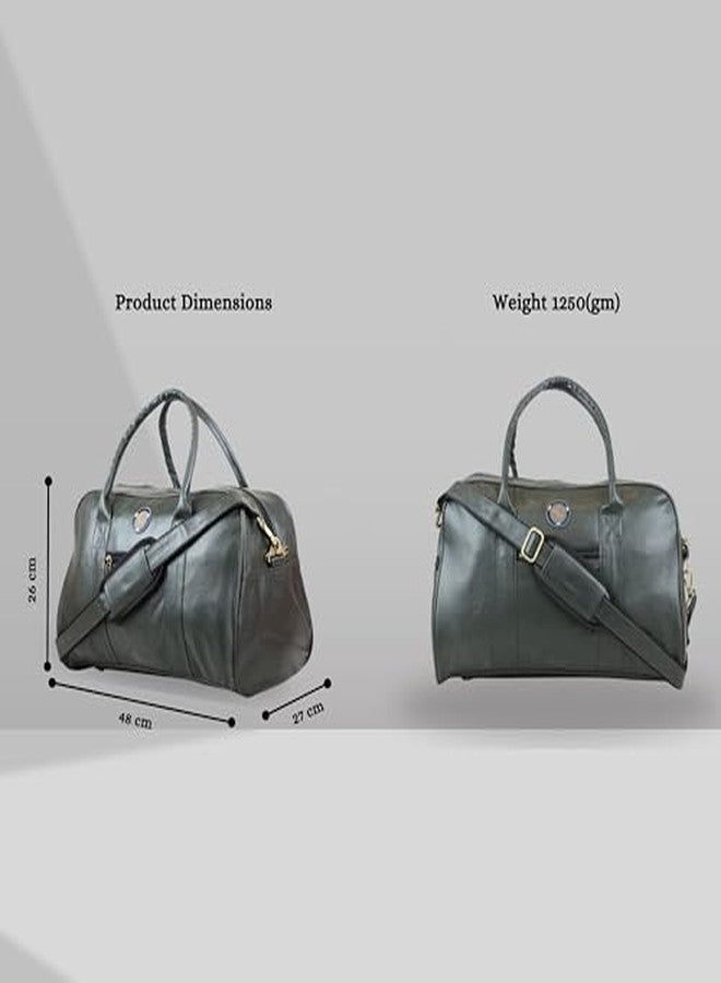Ligo PU Duffle Bag | Duffel Bag for Travel | Duffel Luggage Bag for Travel 33 Liter | Travel Bag | Green - Image 3