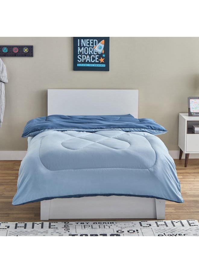 Home Box Vera Reversible Microfibre Single Comforter - 135x220 cm  - Image 3