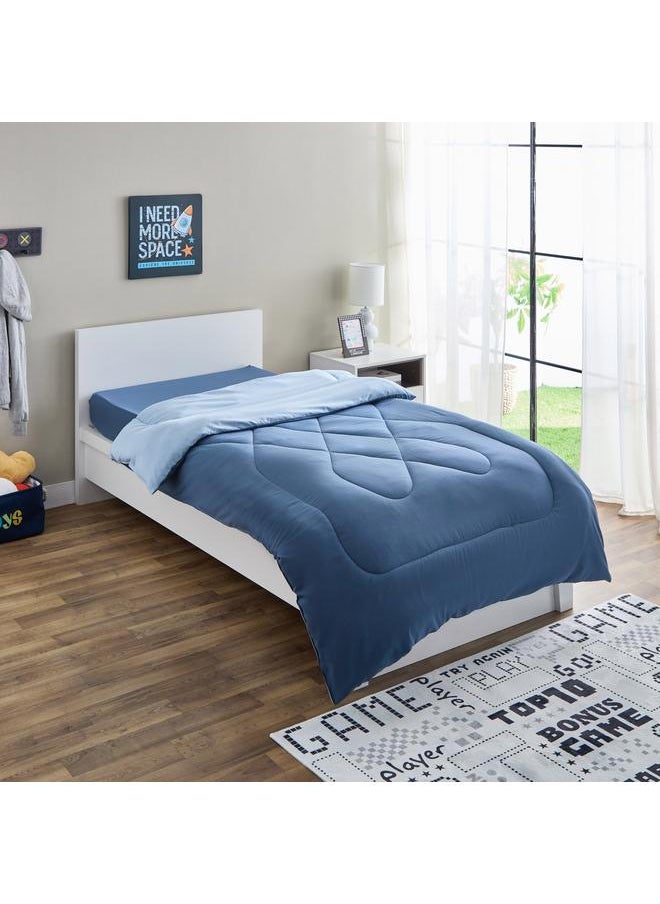 Home Box Vera Reversible Microfibre Single Comforter - 135x220 cm  - Image 1