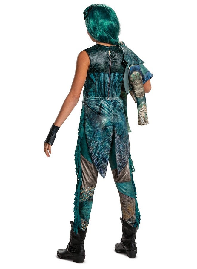 Disguise Disney Uma Descendants 3 Deluxe Girls' Costume Teal, Large (10-12) - Image 3