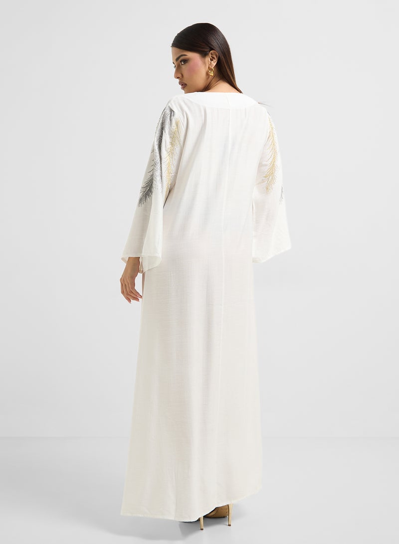 Khizana Embroidered Jalabiya  - Image 2