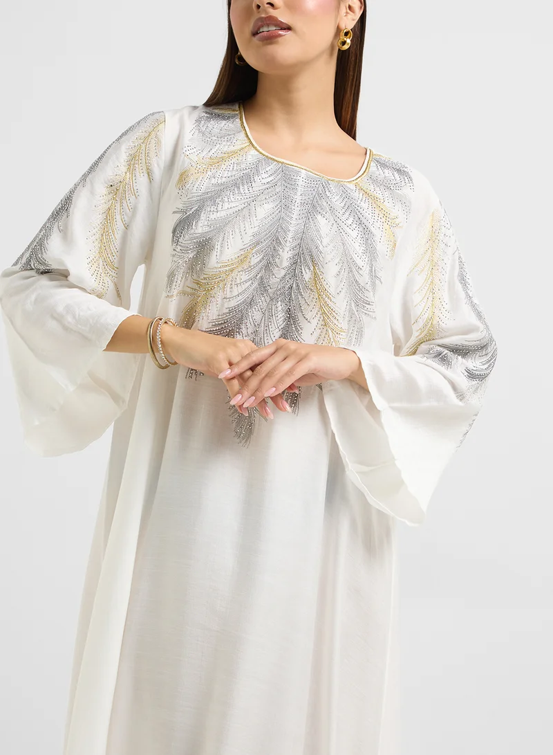 Khizana  Embroidered Jalabiya for Women | Best Price UAE