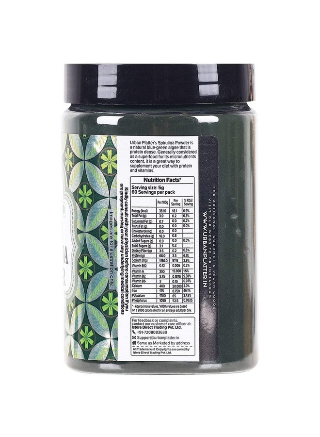 Urban Platter Pure Spirulina Powder - 300G - Image 4