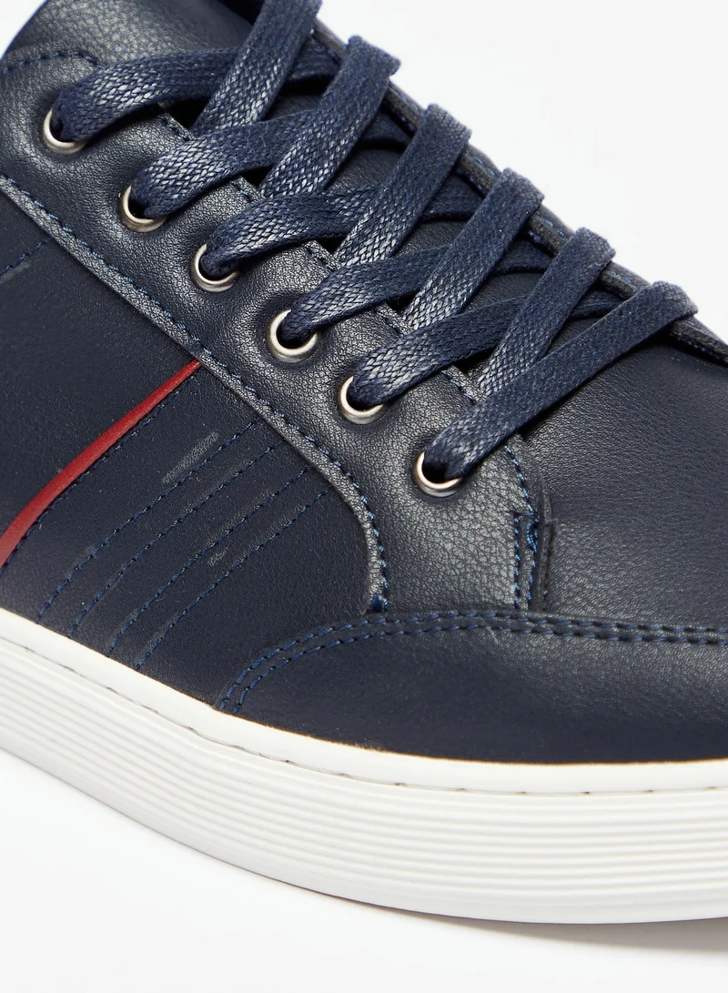 shoexpress Solid Sneakers with Lace Up Closure