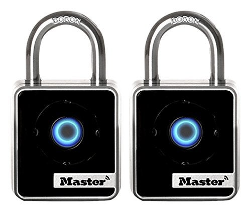 Master Lock 4400D Bluetooth Indoor Padlock with Easy Backup Keypad Entry, 2-Pack - Image 2