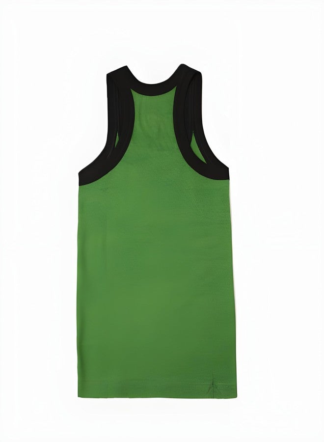 KWALITY Boys Kids Pure Cotton Multicolor Rib Vest Innerwear Combo Pack of 3 Pc (12 Years - 13 Years) - Image 2