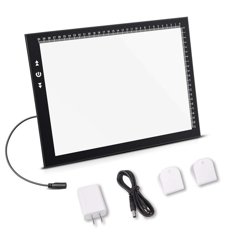 HSK A4 Artist tracing Light Box Copy TableUSB Power Dimmerable 7000 Lux Lock Button Artcraft Light Pad for Tatto Drawing Sketching AnimationDiamond Painting