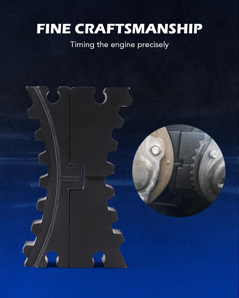 Orion Motor Tech Engine Camshaft Tensioning Locking Alignment Timing Belt Tool Kit Compatible with Chevy Cruze Aveo Alfa Romeo Fiat 16V 1.4 1.6 1.8 en6340 km6340 - Image 5